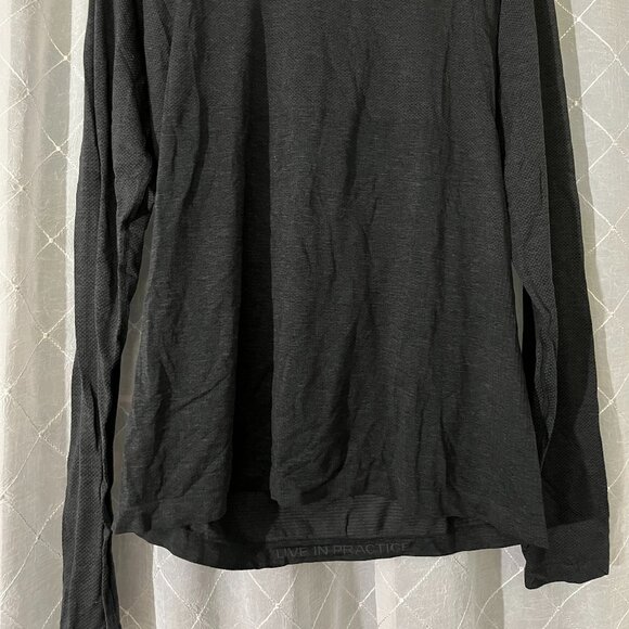 dark grey lululemon shirt size L - Picture 2 of 4